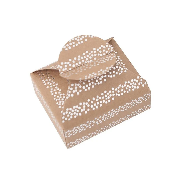 Poklon kutijice sa srebrnim uzorkom 6x7,5x2,5 cm – 4 kom