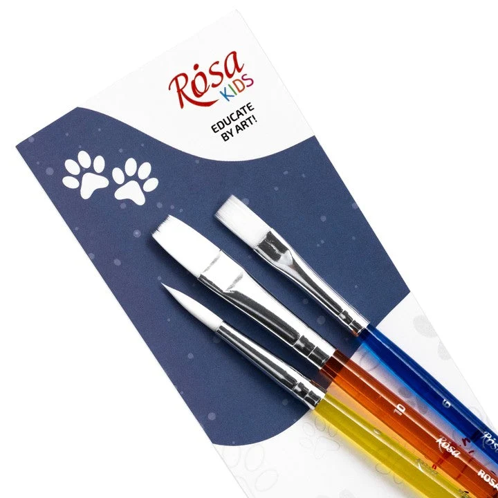 Komplet kistova ROSA Kids 3 kom sintetičkih | okrugli br. 6, plosnati br. 6, 10