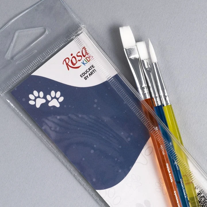 Komplet kistova ROSA Kids 3 kom sintetičkih | okrugli br. 6, plosnati br. 6, 10