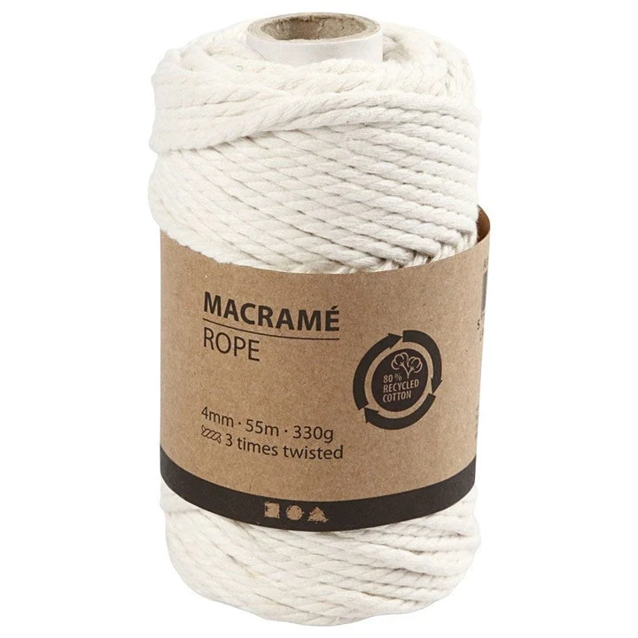 Špaga za makrame 4 mm x 55 m