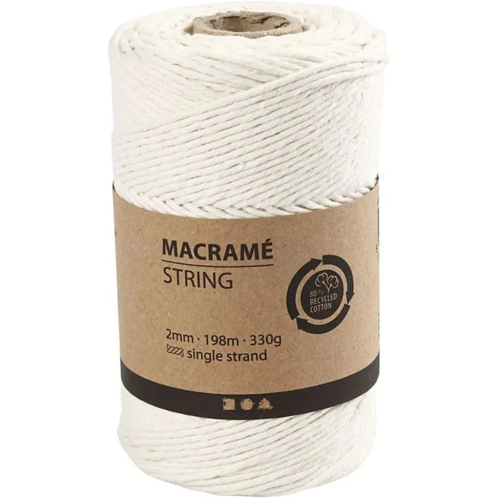 Špaga za makrame 2 mm x 198 m