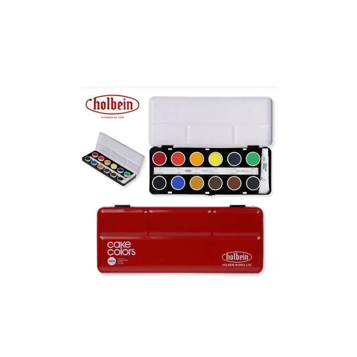 Komplet akvarel boja Cake Colors Transparent - Holbein