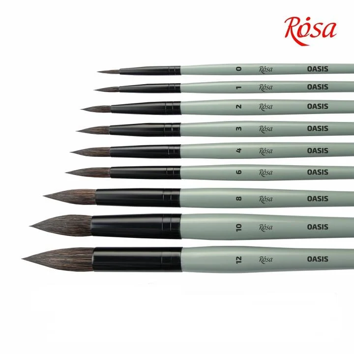 Prirodni okrugli kist ROSA OASIS 188
