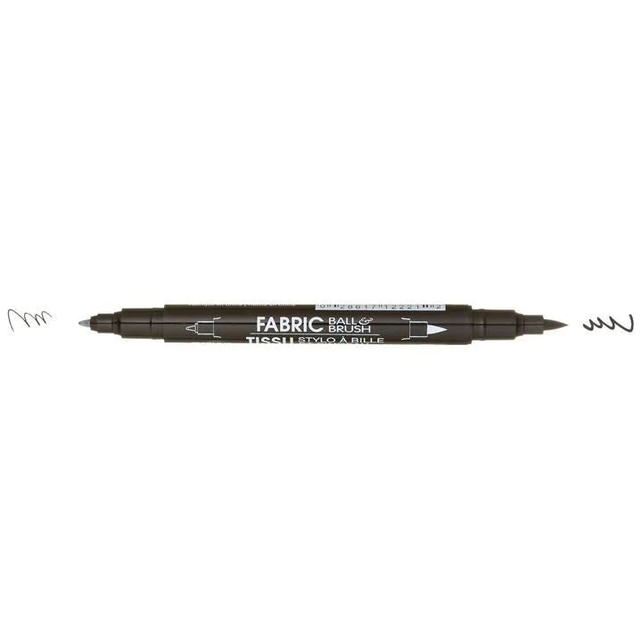Marker za tekstil Marvy 122-S okrugli i kist vrh