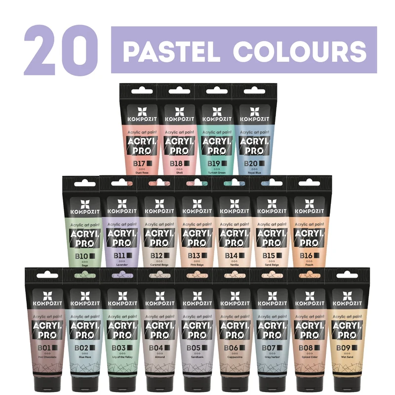 Pastelna akrilna boja ACRYL PRO ART Kompozit 75 ml