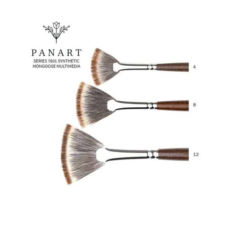 PanArt 7801 lepezasti kist – sintetičke dlake mungosa