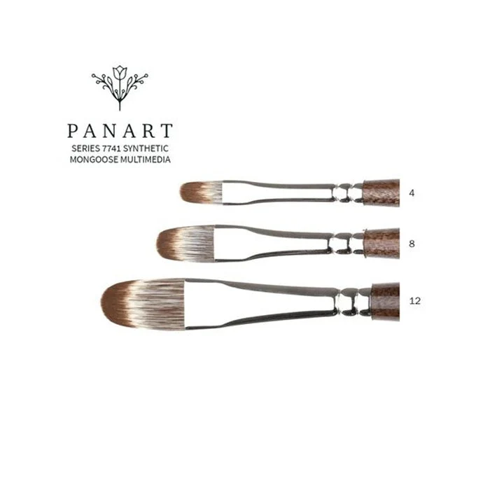 PanArt 7741 filbert kist – sintetičke dlake mungosa
