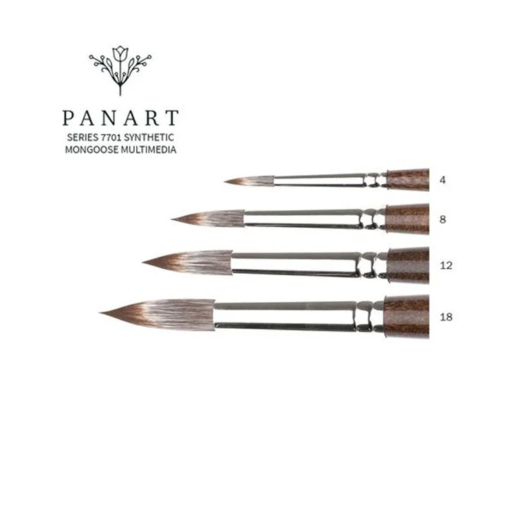 PanArt 7701 okrugli kist - sintetičke dlake mungosa