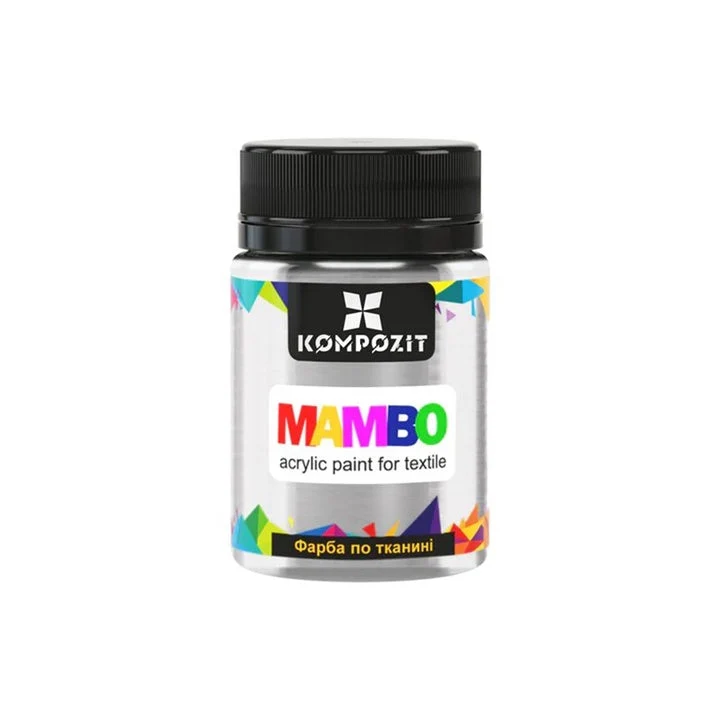Metalik boja za tekstil i kožu MAMBO 50 ml