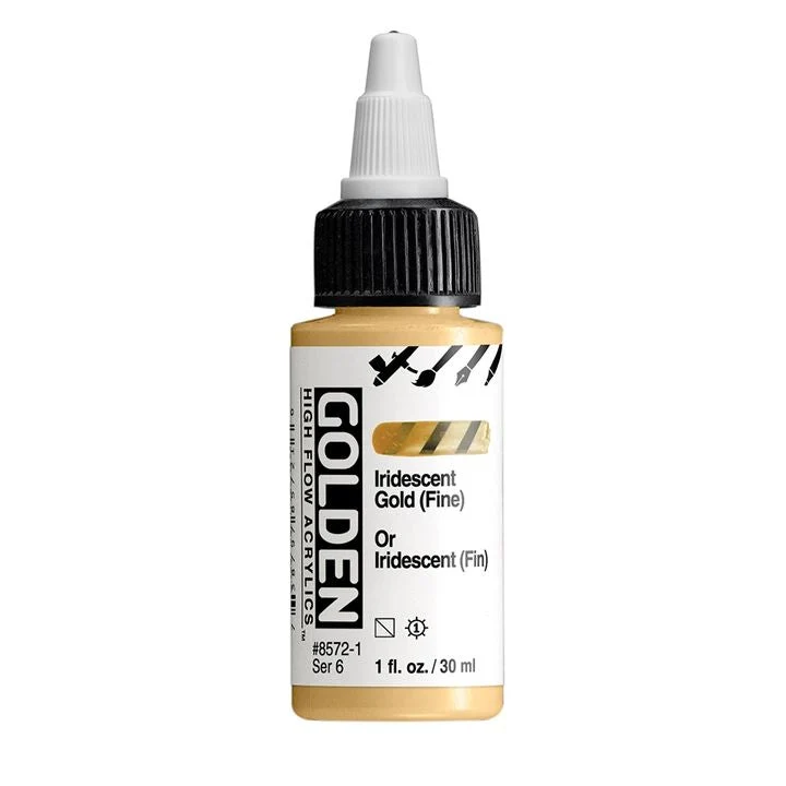 Akrilna boja GOLDEN High Flow Iridescent 30 ml