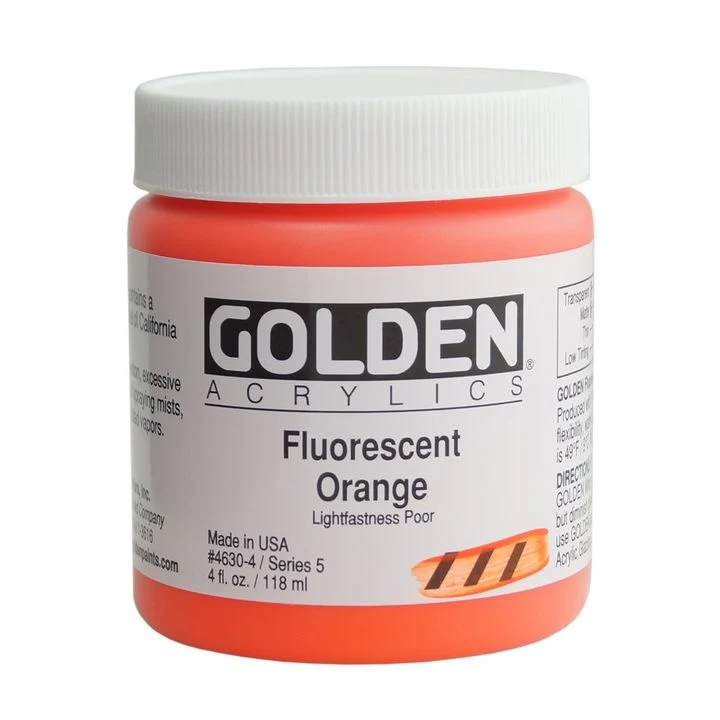 Akrilna boja GOLDEN Heavy Body Fluorescent 118 ml