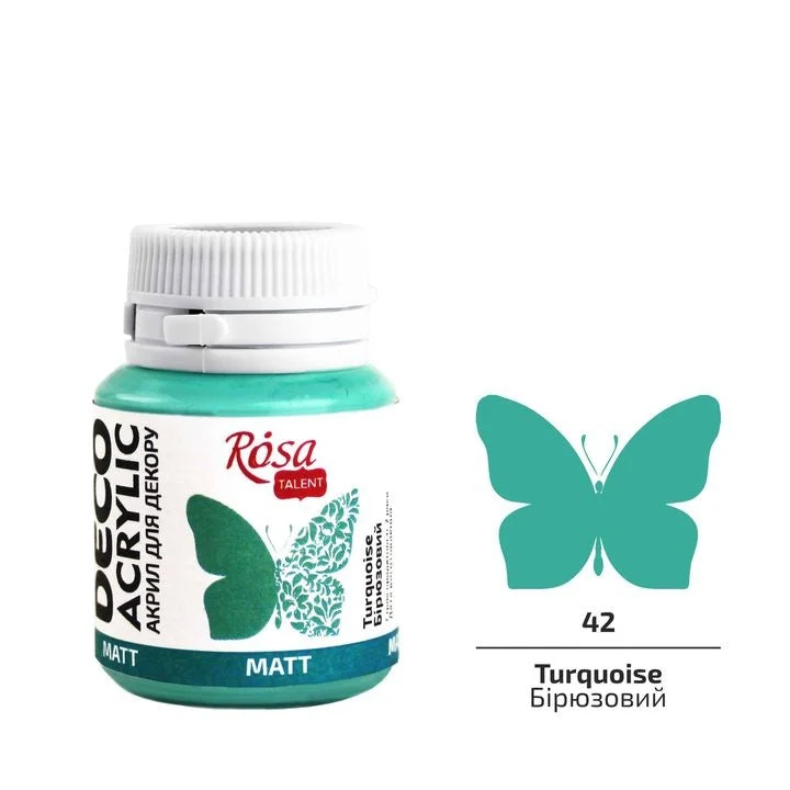 Akril za dekoracije, MATT, 20 ml, ROSA TALENT