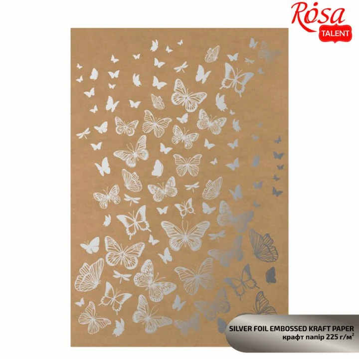 Papiri za scrapbooking s metalnim elementima A4