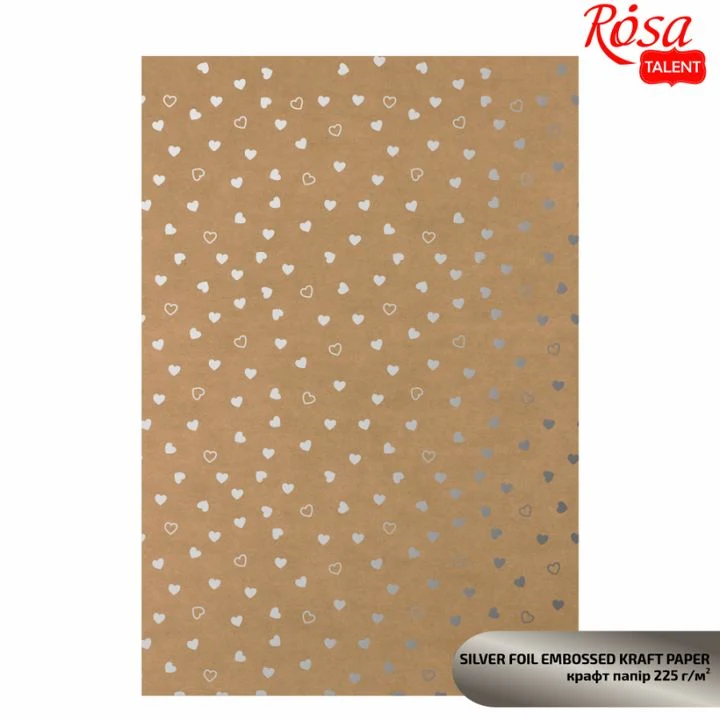 Papiri za scrapbooking s metalnim elementima A4