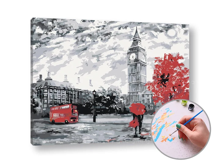 Slikanje po brojevima LONDON FEELINGS | srednja zahtjevnost