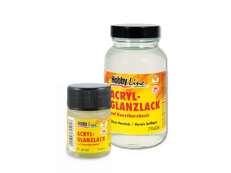 Sjajni akrilni lak 50 / 250 ml na bazi sintetičke smole Hobby Line