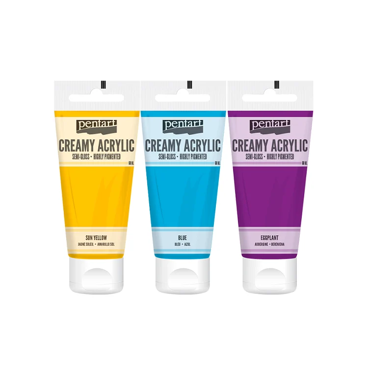 Kremasta akrilna boja polusjajna Pentart 60 ml