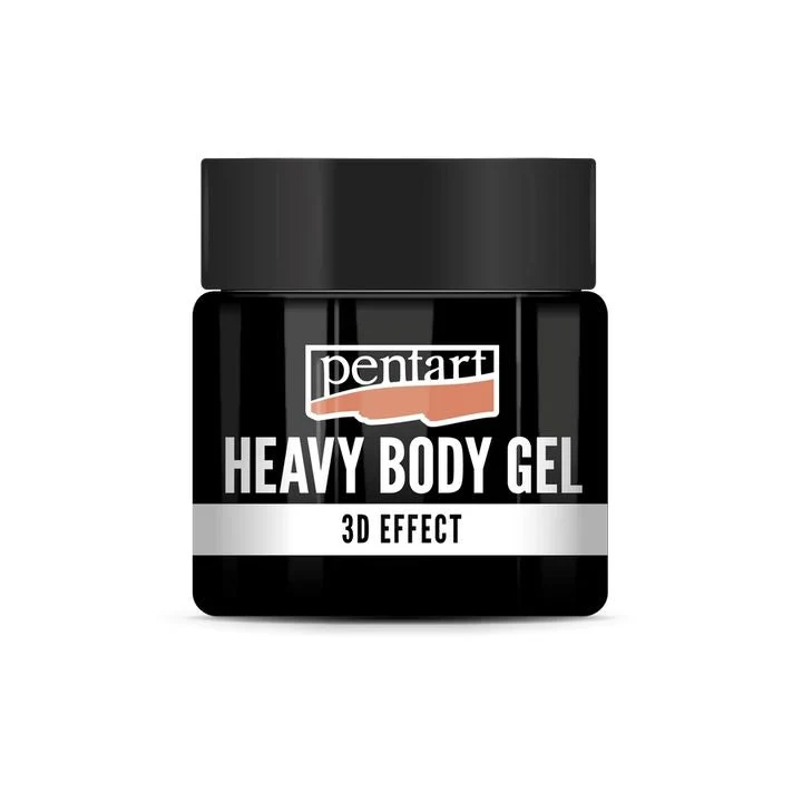Crni sjajni heavy body gel Pentart