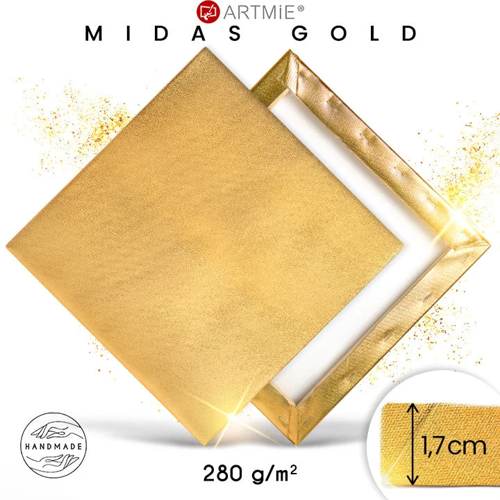 ARTMIE MIDAS zlatno slikarsko platno na okviru