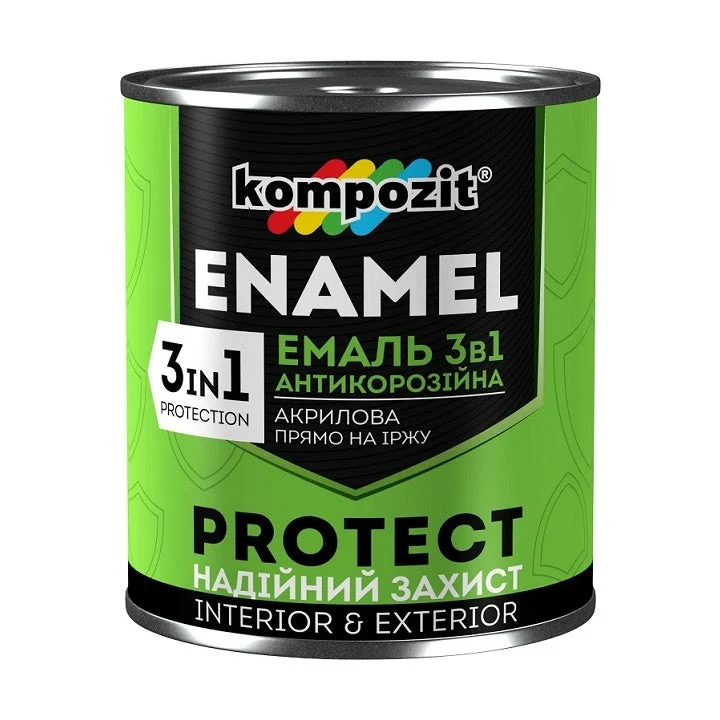 Antikorozivni emajl 3 u 1 KOMPOZIT PROTECT 2.4 kg