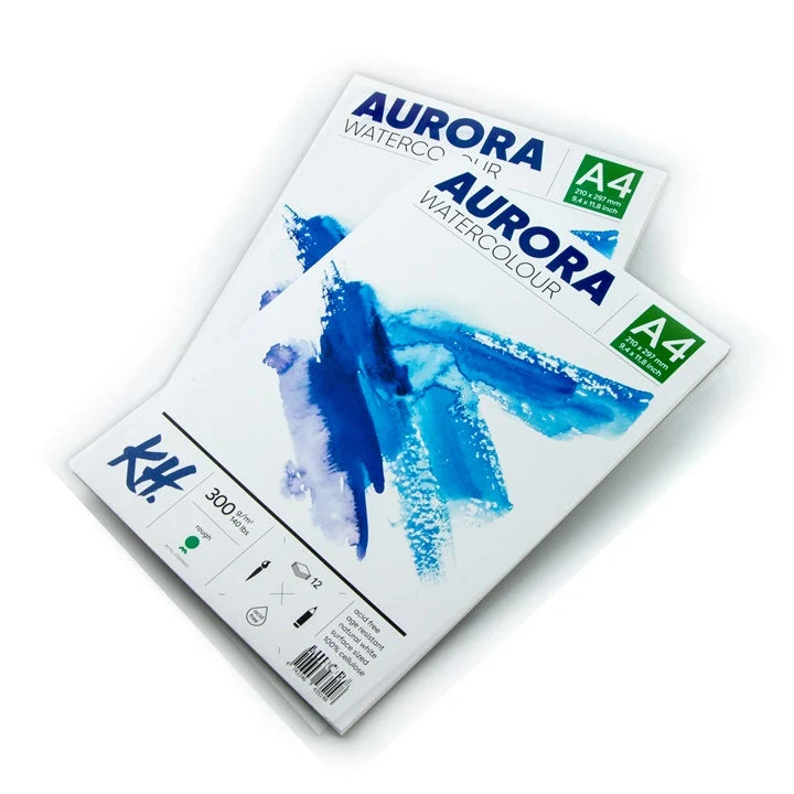 Akvarelni blok AURORA rough - 12 listova