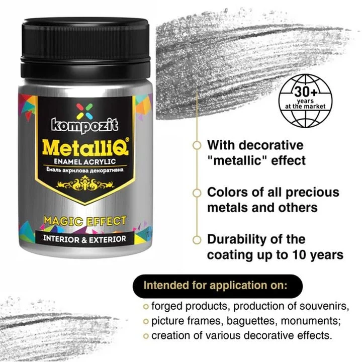 Akrilna boja s metalik efektom 70 g