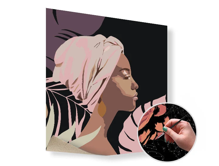 Рисуване по номера WOMAN
