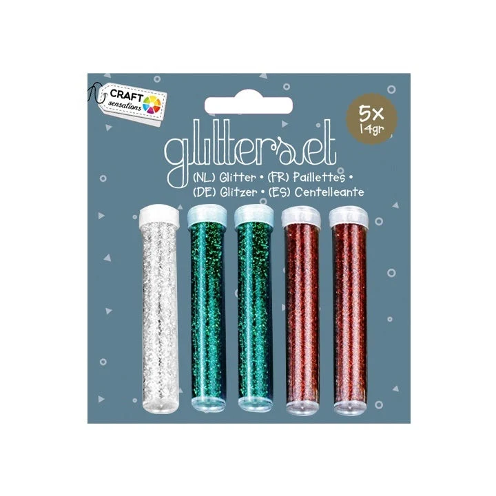 Svijetlucavi prašak Craft Sensations 5 x 5 gr