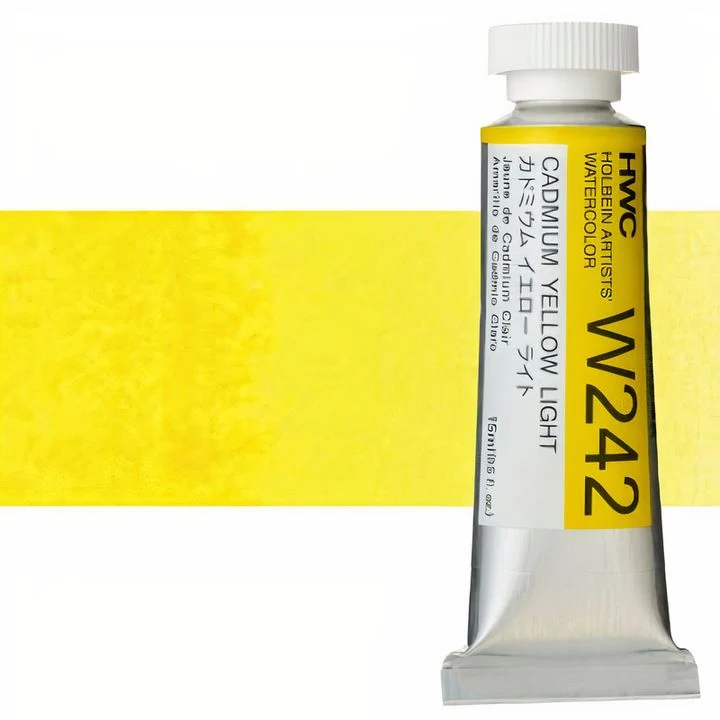 Професионални акварелни бои Holbein Artists 15 ml | жълти нюанси