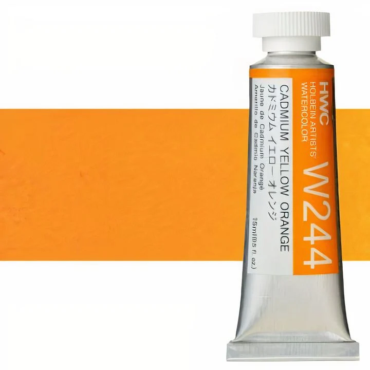 Професионални акварелни бои Holbein Artists 15 ml | жълти нюанси