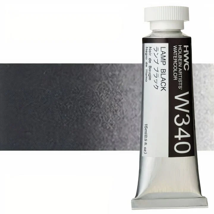 Професионални акварелни бои Holbein Artists 15 ml | бели и черни нюанси