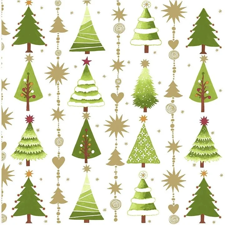 Декупажни салфетки Christmas trees