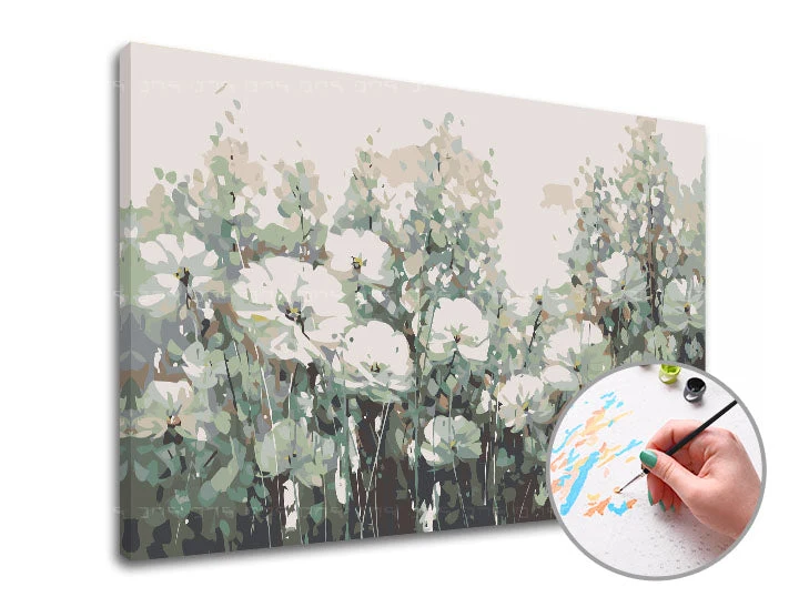 Рисуване по номера LUCKY FLOWERS