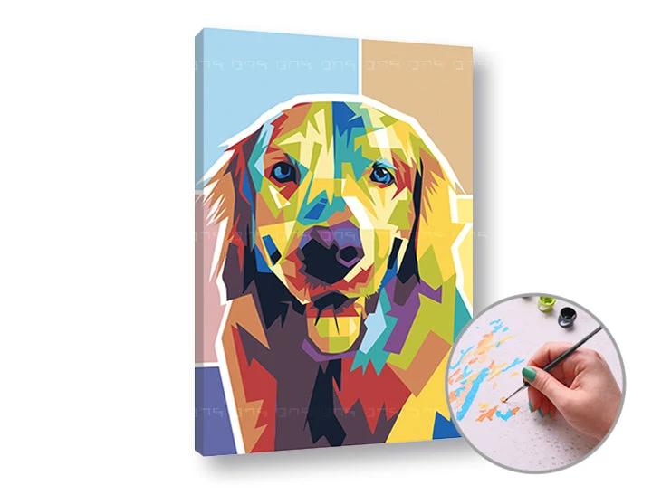 Рисуване по номера GOLDEN RETRIEVER