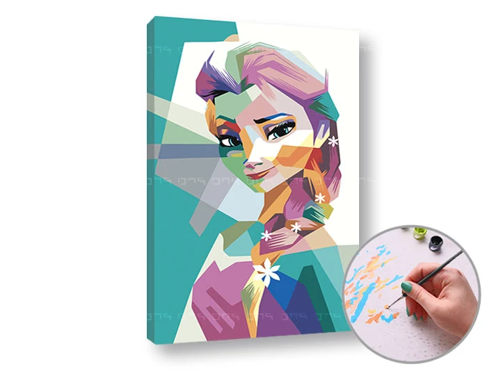 Рисуване по номера FROZEN ELSA