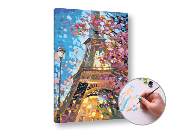 Рисуване по номера EIFFEL TOWER