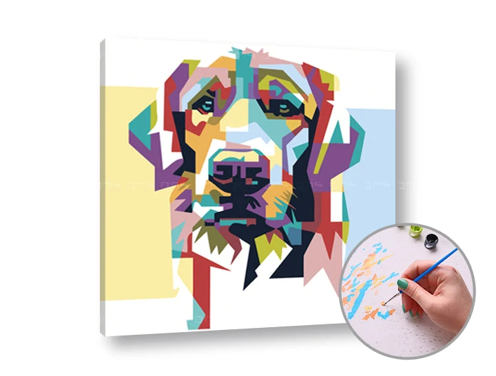 Рисуване по номера DOG LOVELY