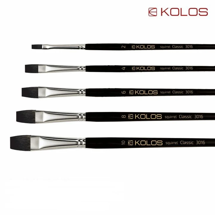 Kolos Classic 3016 Плоска четка за коса от катерица