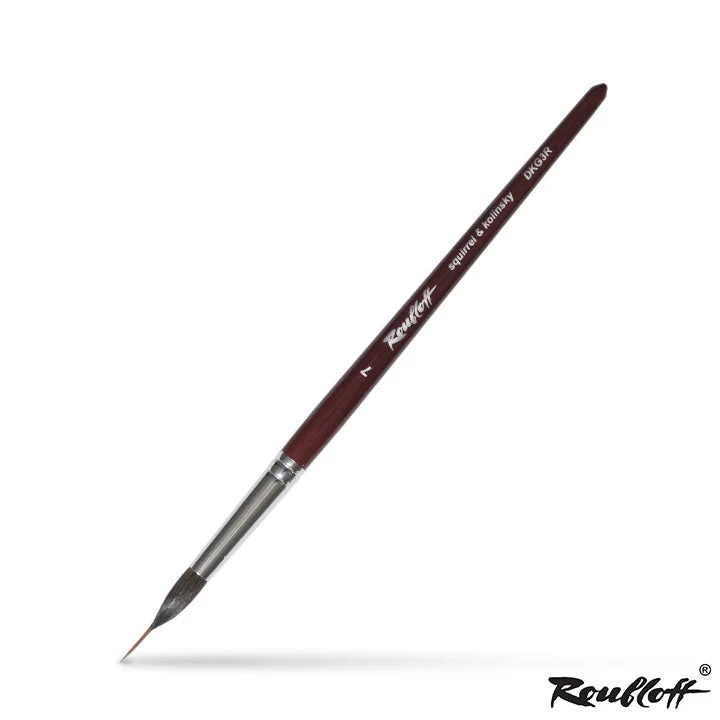 Четка Roubloff DKG3R кръгла естествена