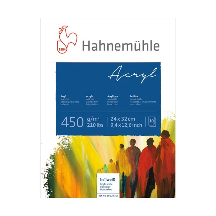 Акрилна тетрадка от HAHNEMÜHLE 10 листа