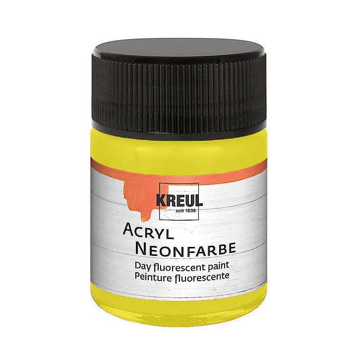 Акрилна боя KREUL FLUORESCENT 50 ml - 20x30 cm