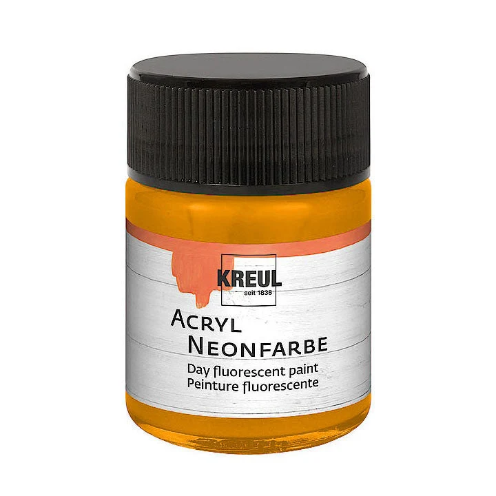 Акрилна боя KREUL FLUORESCENT 50 ml - 20x30 cm