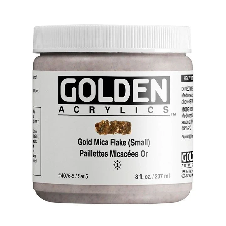 Акрилна боя GOLDEN Heavy Body Mica Flake