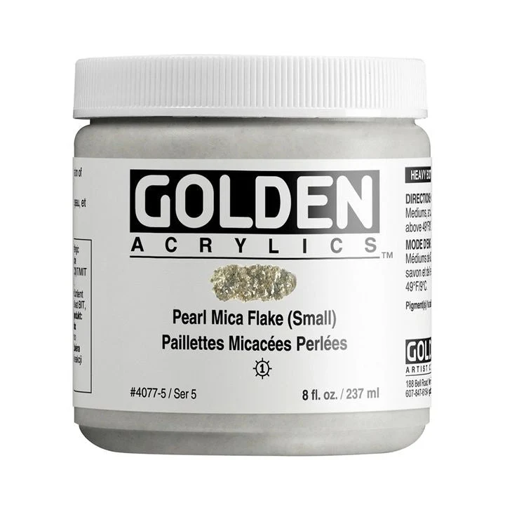 Акрилна боя GOLDEN Heavy Body Mica Flake