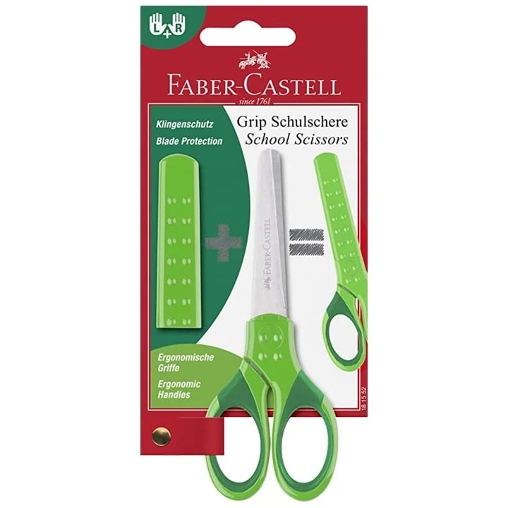 Училищна ножица Faber-Castell Grip