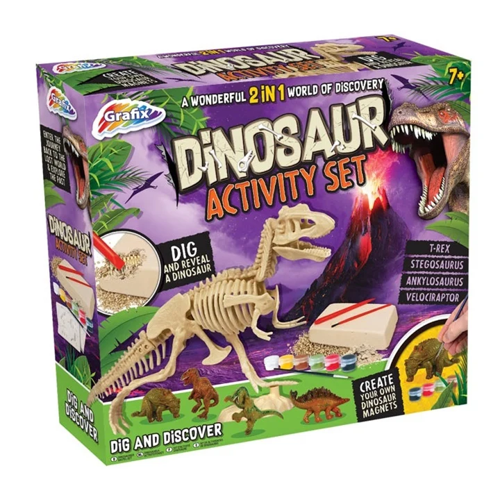 Творчески комплект за деца Grafix Dinosaur