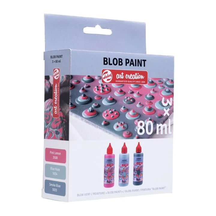 Творчески комплект Art Creation Blob Paint розово 3 x 80 ml
