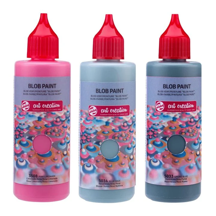 Творчески комплект Art Creation Blob Paint розово 3 x 80 ml