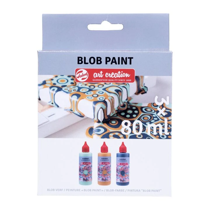 Творчески комплект Art Creation Blob Paint мента 3 x 80 ml