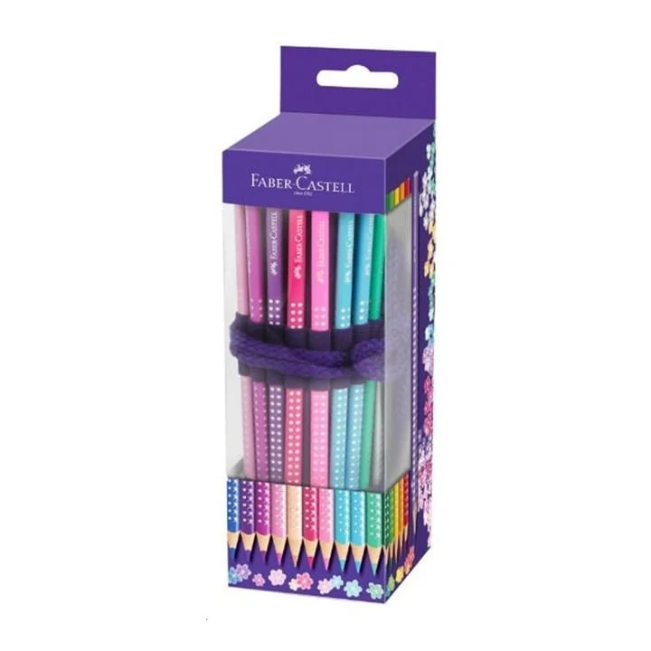 Цветни моливи Faber-Castell Sparkle